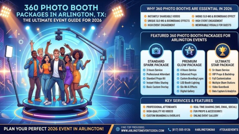 360 Photo Booth Packages in Arlington, TX